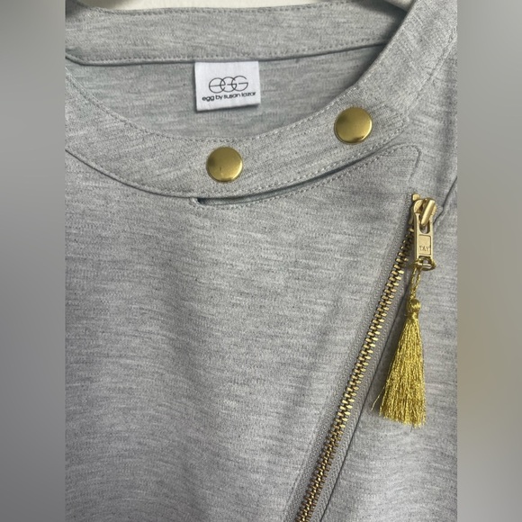 Egg By Susan Lazar Girls grey Jacket Size 6 - Picture 4 of 6